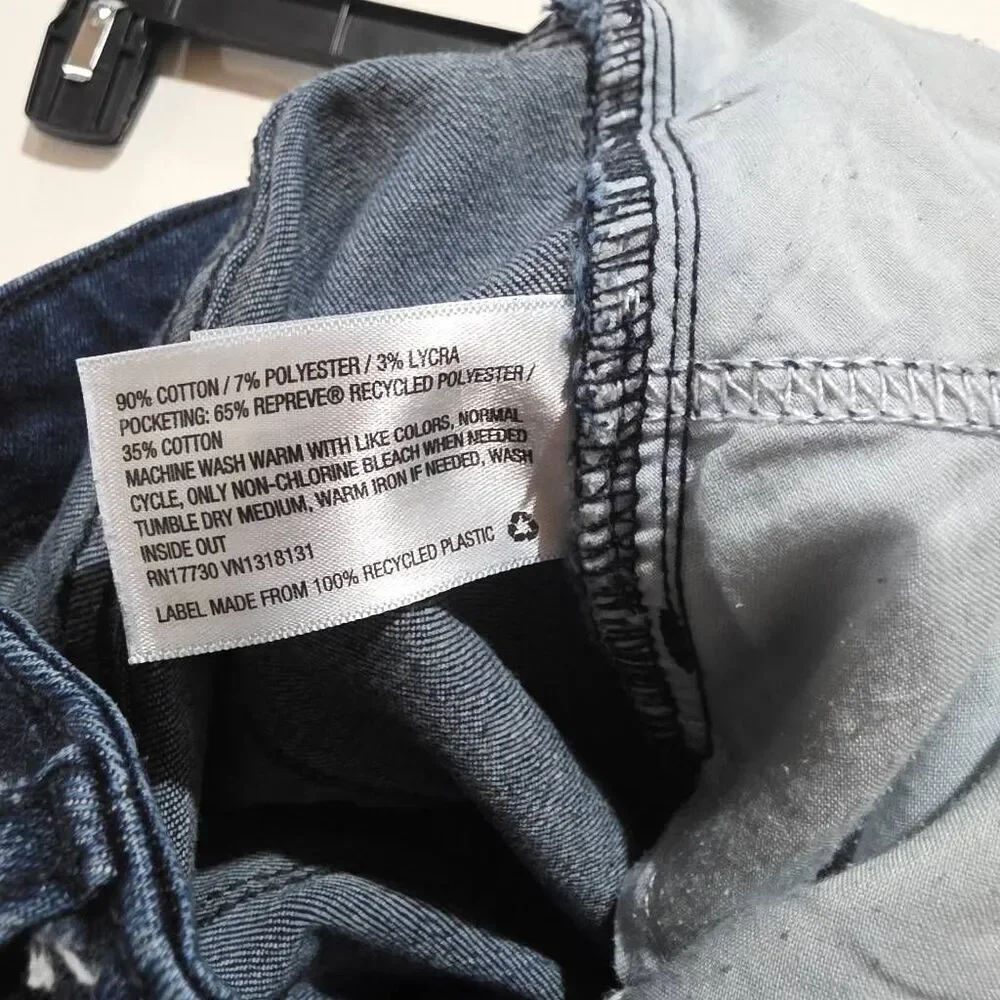 Universal Thread Mid Rise Skinny Distressed Jeans 6/28R - Picture 9 of 12